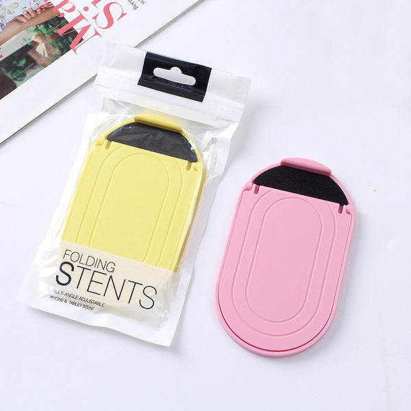 Creative Lazy Folding Mobile Phone Tablet Stand Promotional Gift Cheap Bracket - Image 7