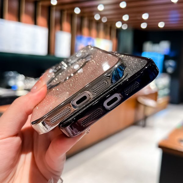 for iPhone 12 13 14 15 16 Electroplated Glitter N52 Magnets MagSafe Case with Tempered Glass Lenses - Image 7