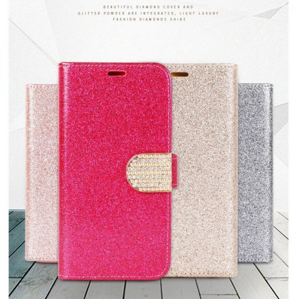 Glitter Girl Leather Cover for iPhone XR 11 12 13 14 15 16 Plus Pro Max Fashion Luxury Diamond Case - Image 6