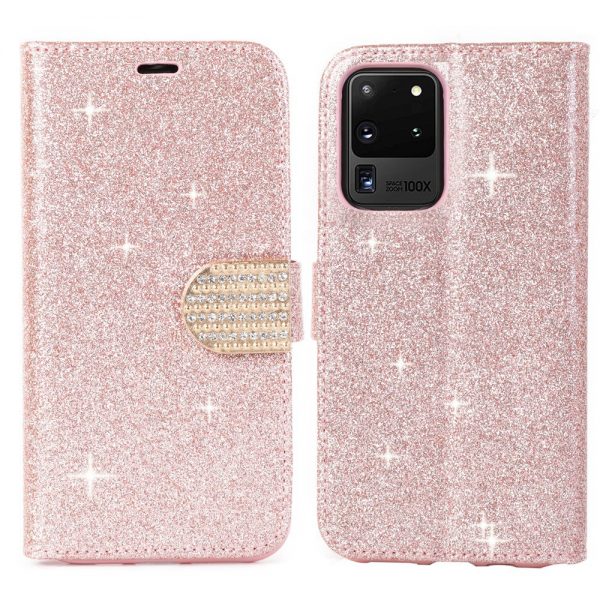 Glitter Girl Leather Cover for iPhone XR 11 12 13 14 15 16 Plus Pro Max Fashion Luxury Diamond Case - Image 2