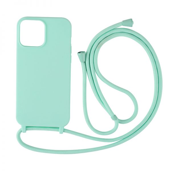 for iPhone 15 16 Integrated Frosted Matte Lanyard Phone Case TPU Soft Strap for iPhone 11 12 13 14 Pro Max Cover - Image 4