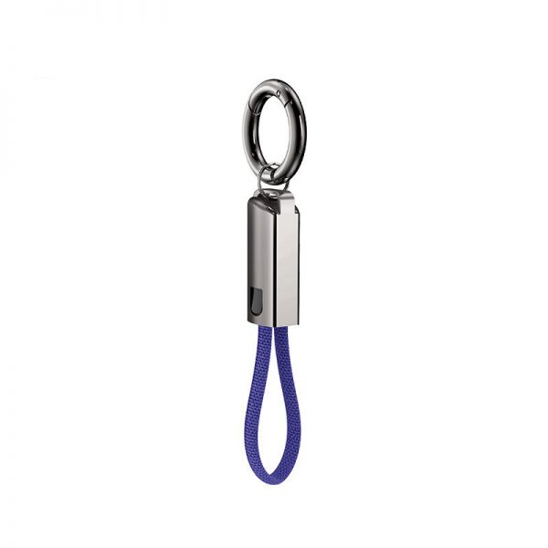 Zinc Alloy Keychain PD 30W 65W Type-C to C and Lightning 3A Portable Mobile Phone Lanyard Data Cable - Image 3