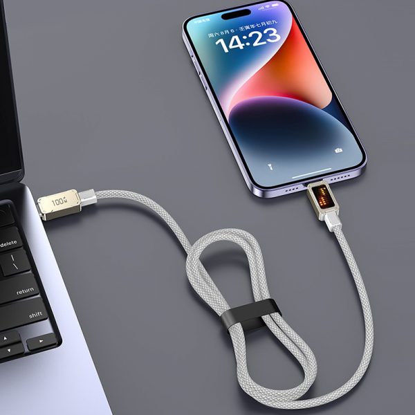 Mecha Marquee 100W Super Fast Charging Data Cable USB Type C Lightning Cable for iPhone iPad Notebook Macbook - Image 6