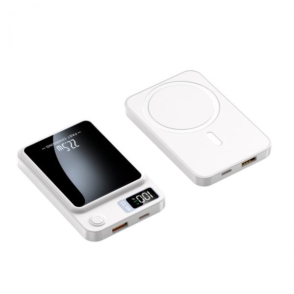 Mini Portable Charger Power Bank 5000mAh 10000mAh 15W MagSafe High-Speed Charging Battery Pack with Digital Display - Image 2