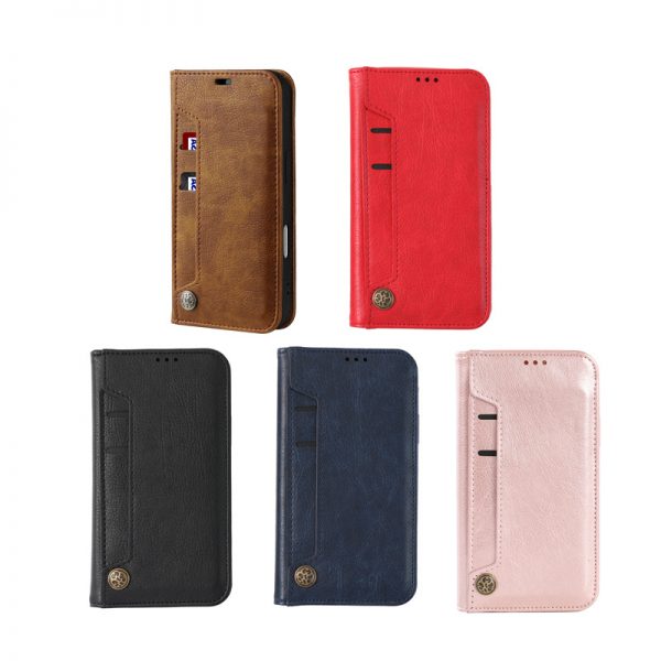 Phone Case for iPhone 15 16 Pro Max Flip Card Multi-function Leather Wallet Cover - Image 5