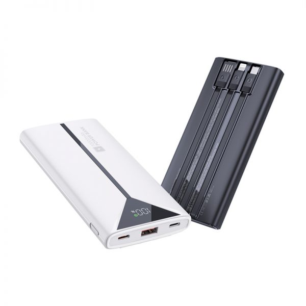 10000mAh Power Bank with Cable