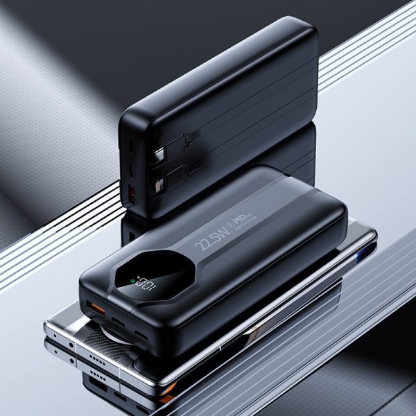 Super Fast Charge PD22.5W Power Bank Built in Cable 10000mAh Portable Ultra-thin with LED Power Display - Image 3