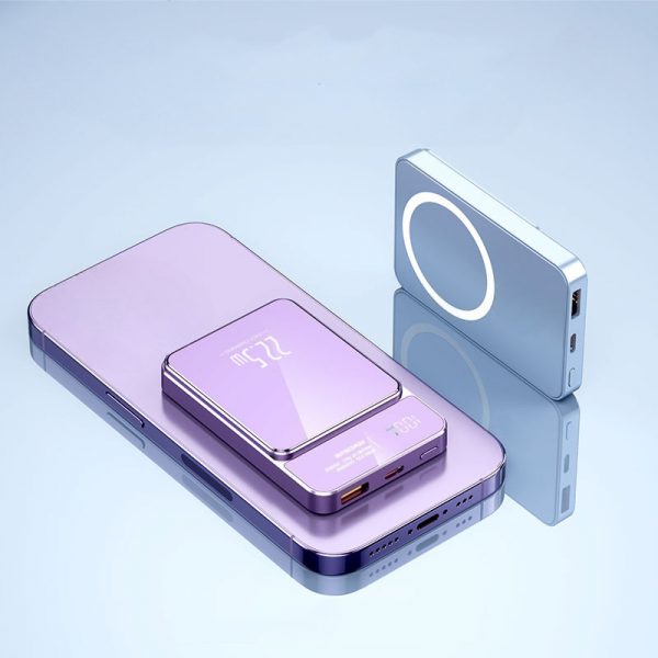 10000mAh Ultra-thin PD22.5W Wireless Charging 15W Magnetic Fast Charge Power Bank - Image 6