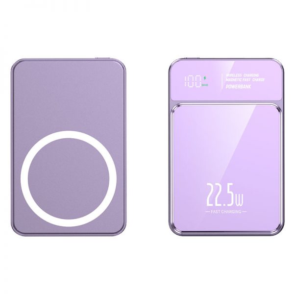 10000mAh Ultra-thin PD22.5W Wireless Charging 15W Magnetic Fast Charge Power Bank - Image 4