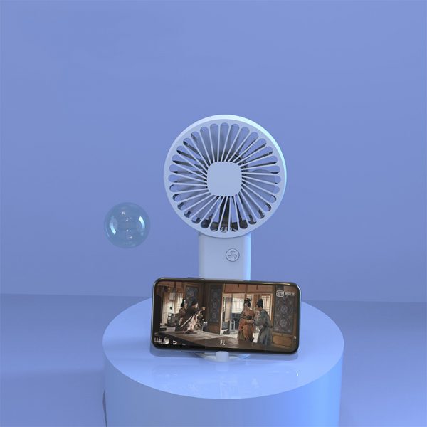 Handheld Fan USB Charging Portable Mini Desktop Mute Gift Small Fan with Stand - Image 5