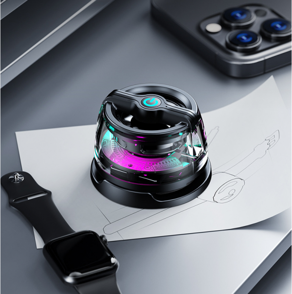 Mini Portable Bracelet Bluetooth Speaker RGB Magnetic Mobile Phone Bracket Wireless Bluetooth Speakers - Image 4