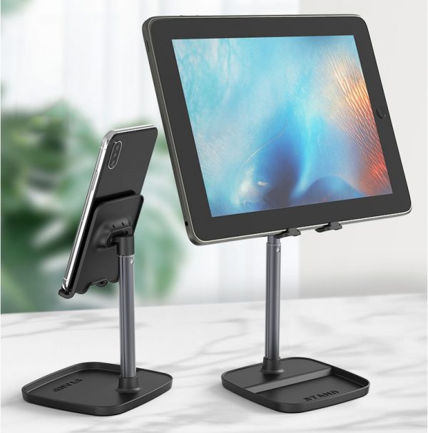 Aluminum Alloy Vertical Retractable Bracket Mobile Phone Laptop Universal Multi-angle Adjustable Lazy Desktop Stand - Image 5