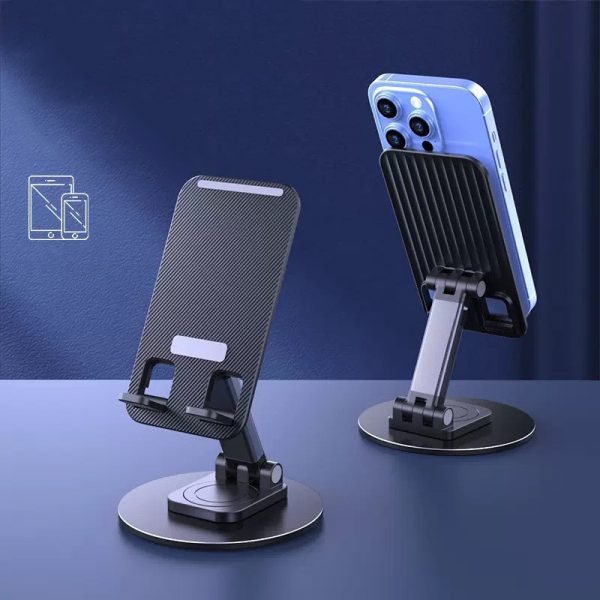 T39A Rotation Folding Desktop Phone Stand Lazy Movie Tiktok TV Tablets Holder Gift Promotional - Image 2