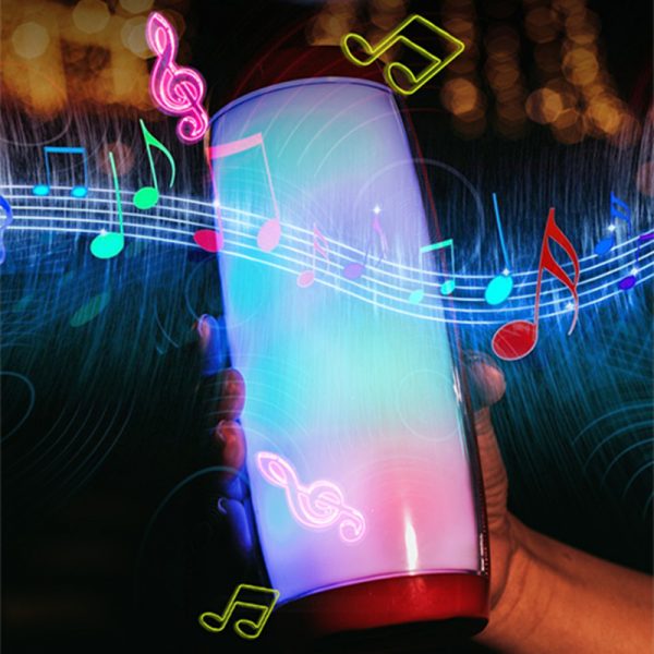 TG157 Bluetooth Speaker Colorful Pulsating LED TF Card FM AUX USB Wireless Bluetooth Speaker - Image 4