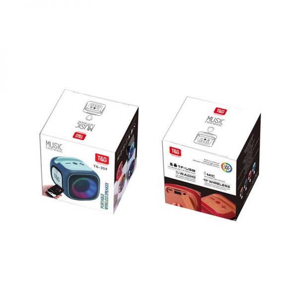 TG359 Mobile Phone Holder Colorful LED Wireless BT Speaker Plug-in Card Bluetooth Speaker - Image 6