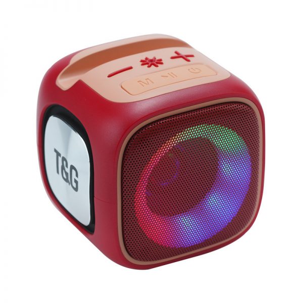 TG359 Mobile Phone Holder Colorful LED Wireless BT Speaker Plug-in Card Bluetooth Speaker - Image 3