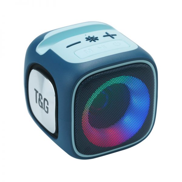 TG359 Mobile Phone Holder Colorful LED Wireless BT Speaker Plug-in Card Bluetooth Speaker - Image 4