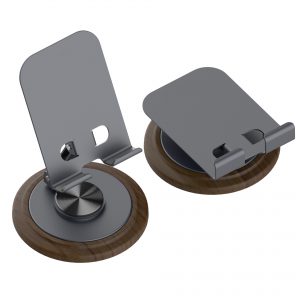 Wood Metal Phone Stand