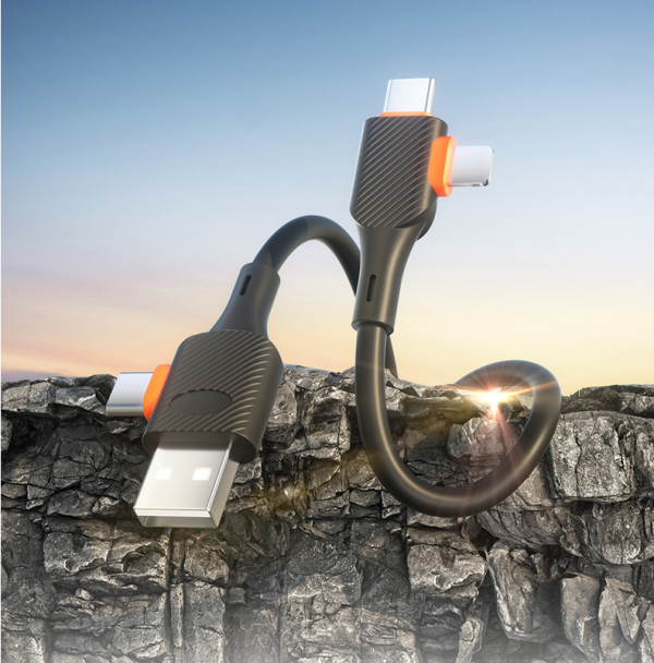 Multifunctional 4-in-1 Data Cable USB Type-C to Lightning Silicone PD Cable for iPhone Samsung Huawei Xiaomi - Image 4