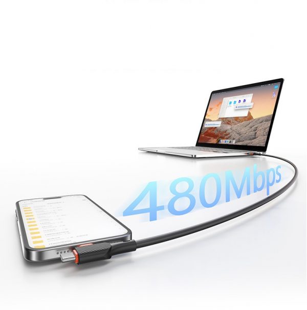 Multifunctional 4-in-1 Data Cable USB Type-C to Lightning Silicone PD Cable for iPhone Samsung Huawei Xiaomi - Image 3