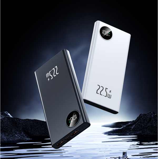 New 22.5W USB Fast Charger Ultra-thin 10000mAh 20000mAh Type-C PD Power Bank with Digital Display - Image 6