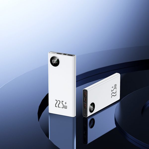 New 22.5W USB Fast Charger Ultra-thin 10000mAh 20000mAh Type-C PD Power Bank with Digital Display - Image 4