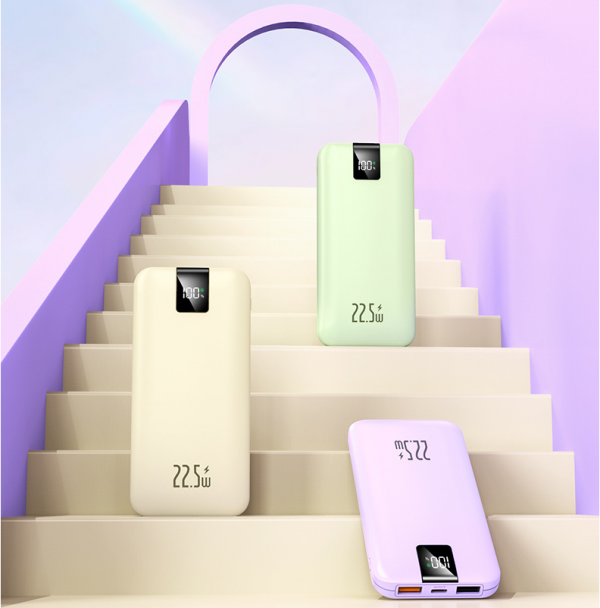 22.5W Super Fast Charging Digital Display Power Bank 10000mAh 20000mAh Lightweight Portable Battery Pack - Image 6