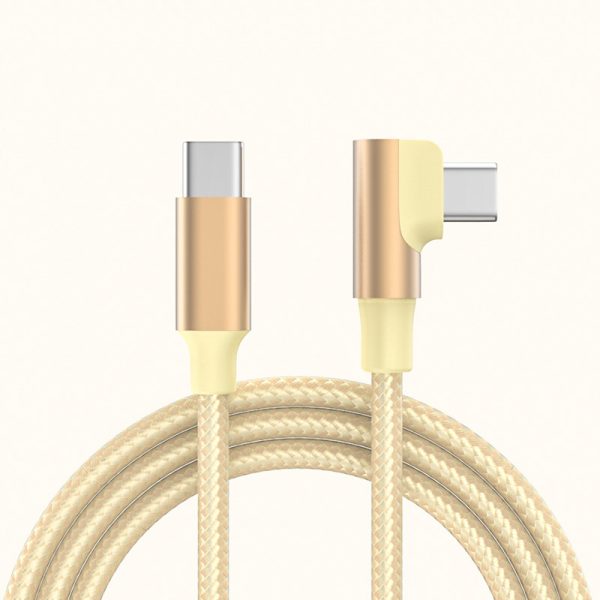 1m 2m 3m Type-C to Type-C Bend Fast Charging Braided Cable for Mobile Phone - Image 6