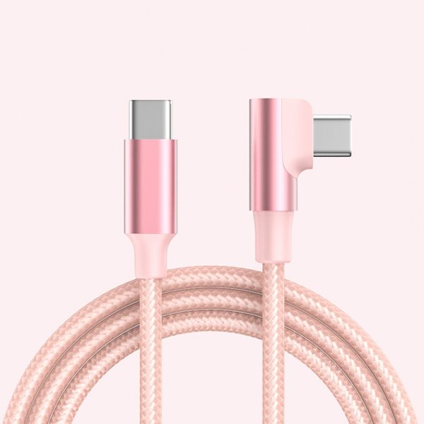 1m 2m 3m Type-C to Type-C Bend Fast Charging Braided Cable for Mobile Phone - Image 5