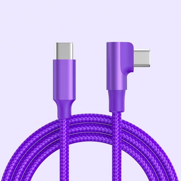 1m 2m 3m Type-C to Type-C Bend Fast Charging Braided Cable for Mobile Phone - Image 3