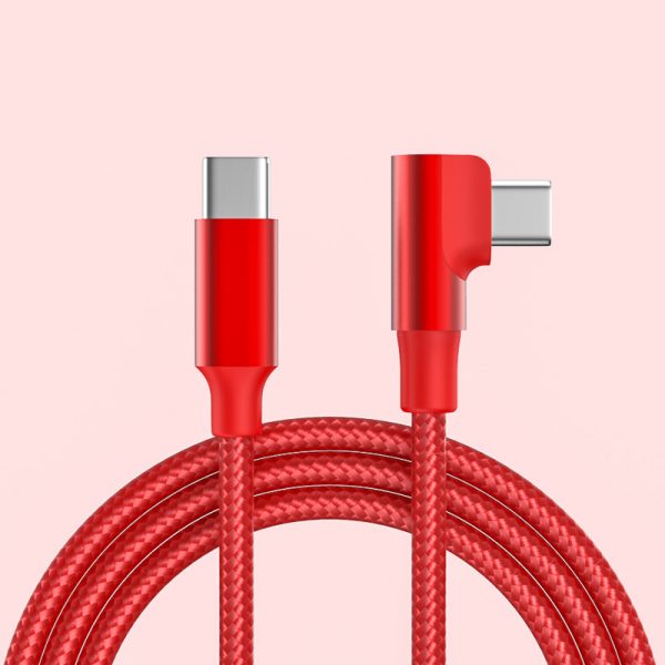 1m 2m 3m Type-C to Type-C Bend Fast Charging Braided Cable for Mobile Phone - Image 7