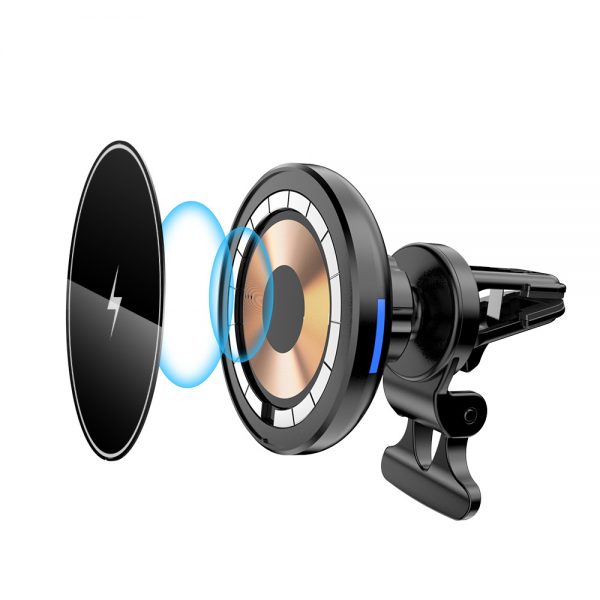 Mobile Phone 360° Rotation Wireless Charger 15W MagSafe for iPhone 12 13 14 15 16 17 Car Charger - Image 4