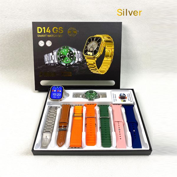 D14 GS GPS Smart Watch 2.1" HD Screen Heart Rate Sports SmartWatch for Xiaomi Android IOS - Image 2