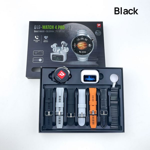 D19 WATCH 4 PRO SET 1.52" Smart Watch for Men Women with Bluetooth Call Text Reply Fitness Tracker Compatible IOS and Android - Image 3