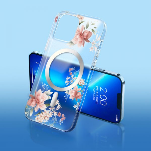 for iPhone 16 Printing Matte Mobile Phone Case IMD Double Layer MagSafe Cover for iPhone 11 12 13 14 15 - Image 2