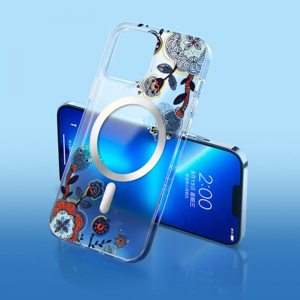 for iPhone 16 Printing Matte Mobile Phone Case IMD Double Layer MagSafe Cover for iPhone 11 12 13 14 15 - Image 3