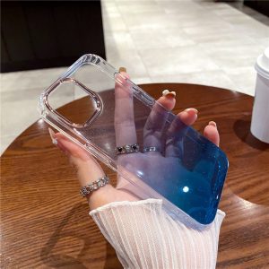 Electroplated Gradient Transparent Case