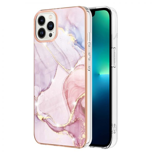 for iPhone 16 Electroplated Mobile Phone Case 11 12 13 14 Pro Max Marble Cell Phone Case - Image 6