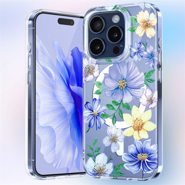 For Samsung Galaxy S22 S23 S24 S25 Electroplating Double Layer Printing MagSafe Case for iPhone 15 16 - Image 2