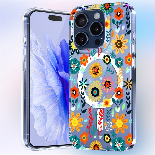 For Samsung Galaxy S22 S23 S24 S25 Electroplating Double Layer Printing MagSafe Case for iPhone 15 16 - Image 5