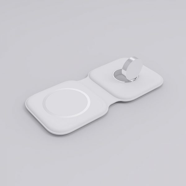 3-in-1 Folding Wireless Charger Pad for Mobile Phone iPhone Watch AirPods Headphones Charging - Image 5