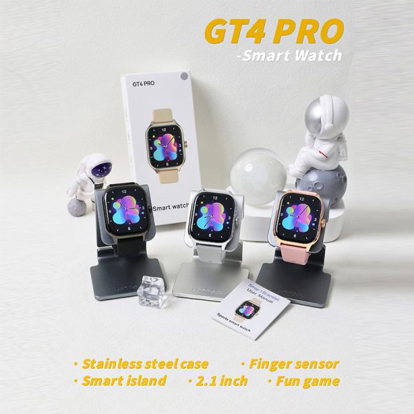 GT4 PRO Smart Watch 49MM 2.1 inch Screen Multi-sport modes Heal Monitoring Remote Photography Call GPS Watch - Image 2