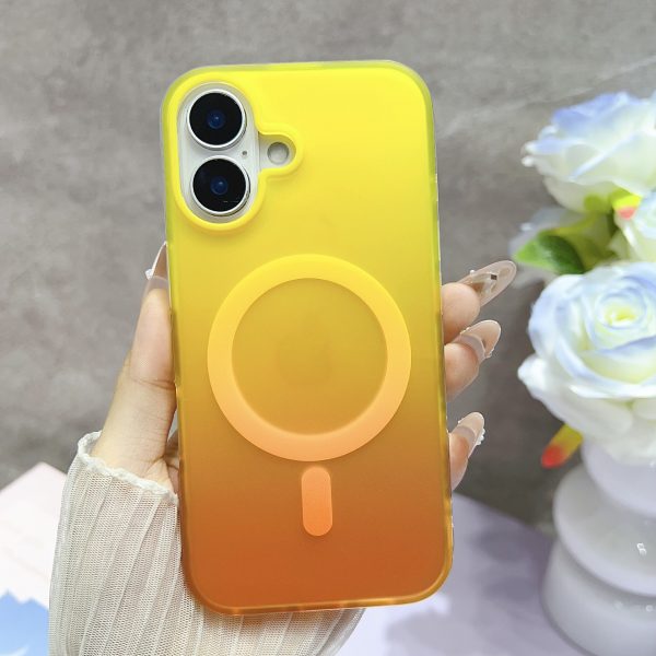 for iPhone 11 12 13 Gradient Case Skin Feeling Colorful Laser MagSafe Phone Case - Image 2
