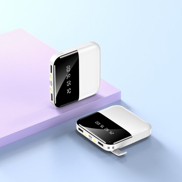 Gift Promotion Power Bank 5000mAh 10000mAh 20000mAh Mini Ultra-thin Digital Display LED Light Stand Power Bank - Image 6