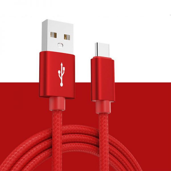 Nylon Braided 2A USB to Micro Type-C Lightning Cable Mobile Phone Fast Charging Data Cable for Android iPhone - Image 6