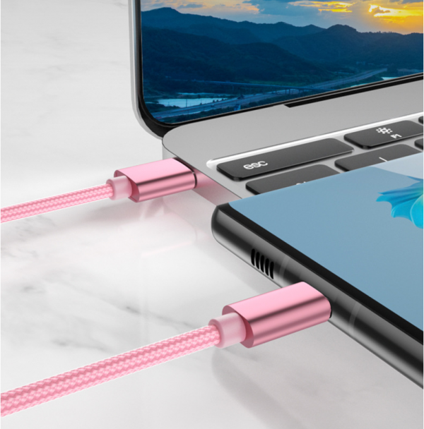 Nylon Braided 2A USB to Micro Type-C Lightning Cable Mobile Phone Fast Charging Data Cable for Android iPhone - Image 9