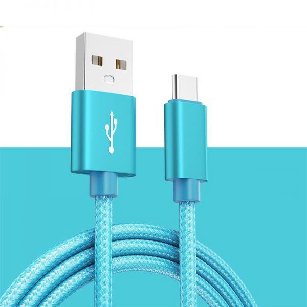 Nylon Braided 2A USB to Micro Type-C Lightning Cable Mobile Phone Fast Charging Data Cable for Android iPhone - Image 7