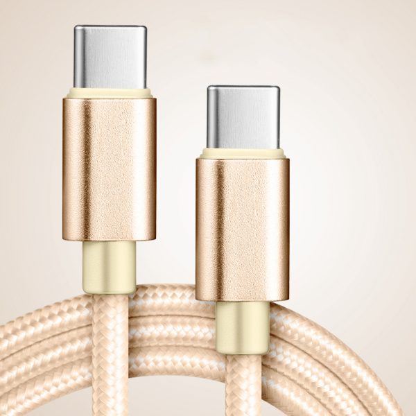 Type-C to Type-C 60W Nylon Braided Cable Mobile Phone 27W Type-C to Lightning Fast Charging Cable for iPhone - Image 3