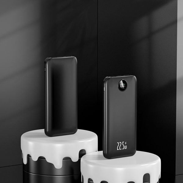 22.5W Dual USB Ultra-thin Portable 10000mAh 20000mAh Power Bank PD 20W Type-C Bidirectional Battery Pack - Image 2