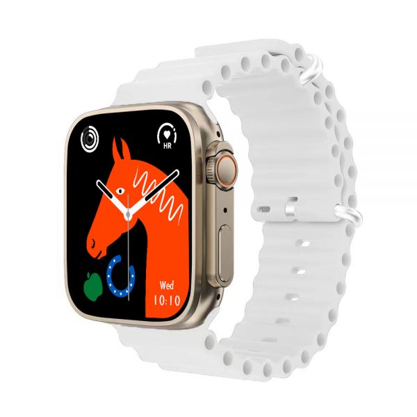 2-in-1 Gift Box Set 49MM 2.3 inch HD Borderless Large Screen Wireless Charging Smart Watch for iPhone Samsung Huawei - Image 2